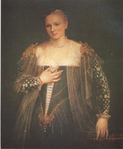 VERONESE (Paolo Caliari) La Belle Nani(Portrait of a Woman) (mk05) Germany oil painting art